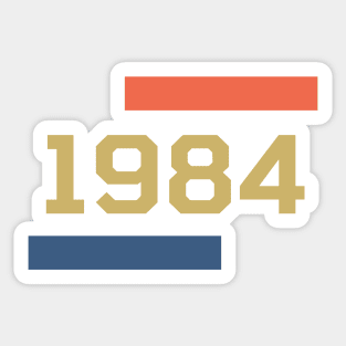 1984 Birth year Sticker